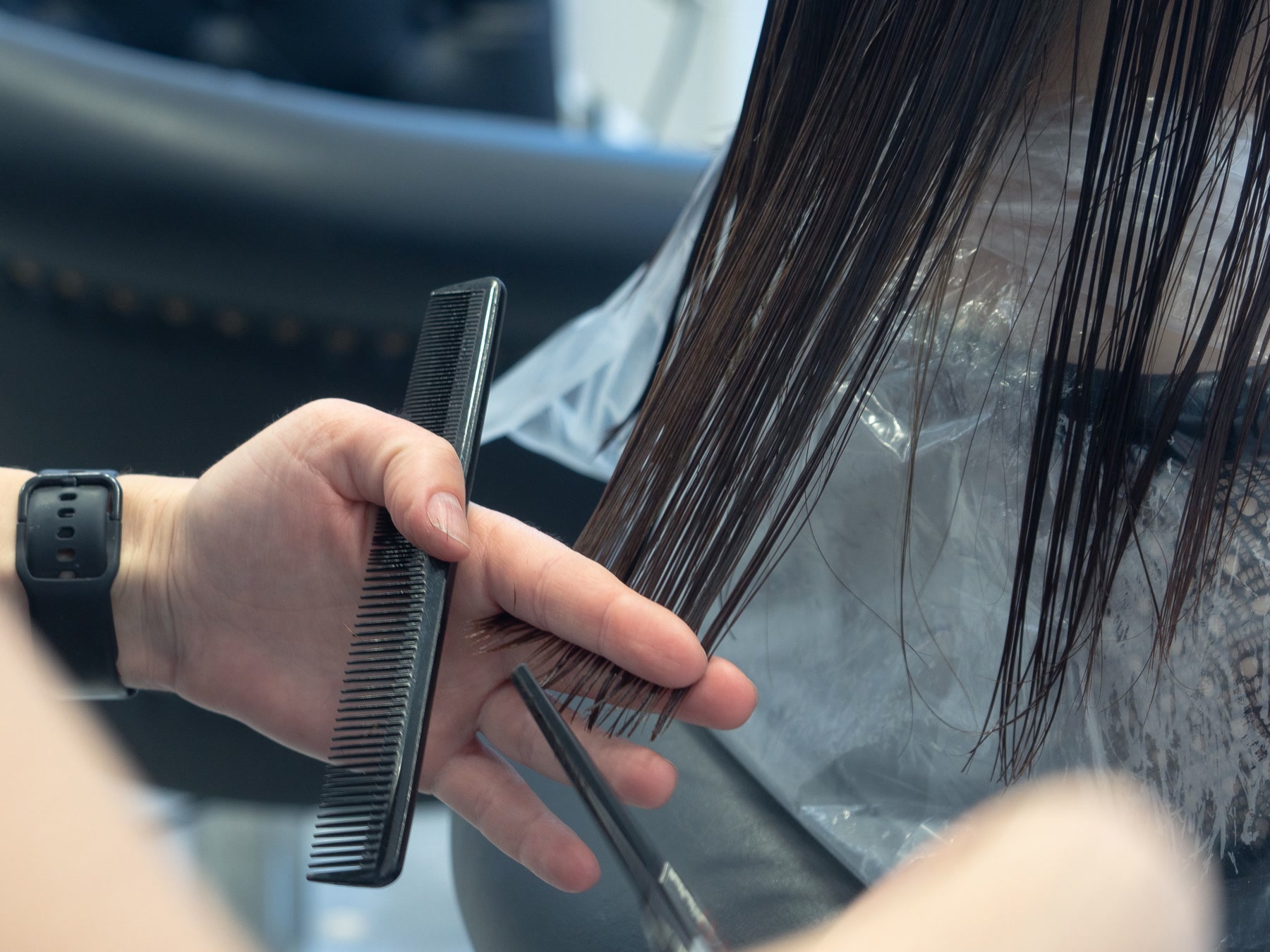 Precision Cut — Roots and Boots Salon hair styling work